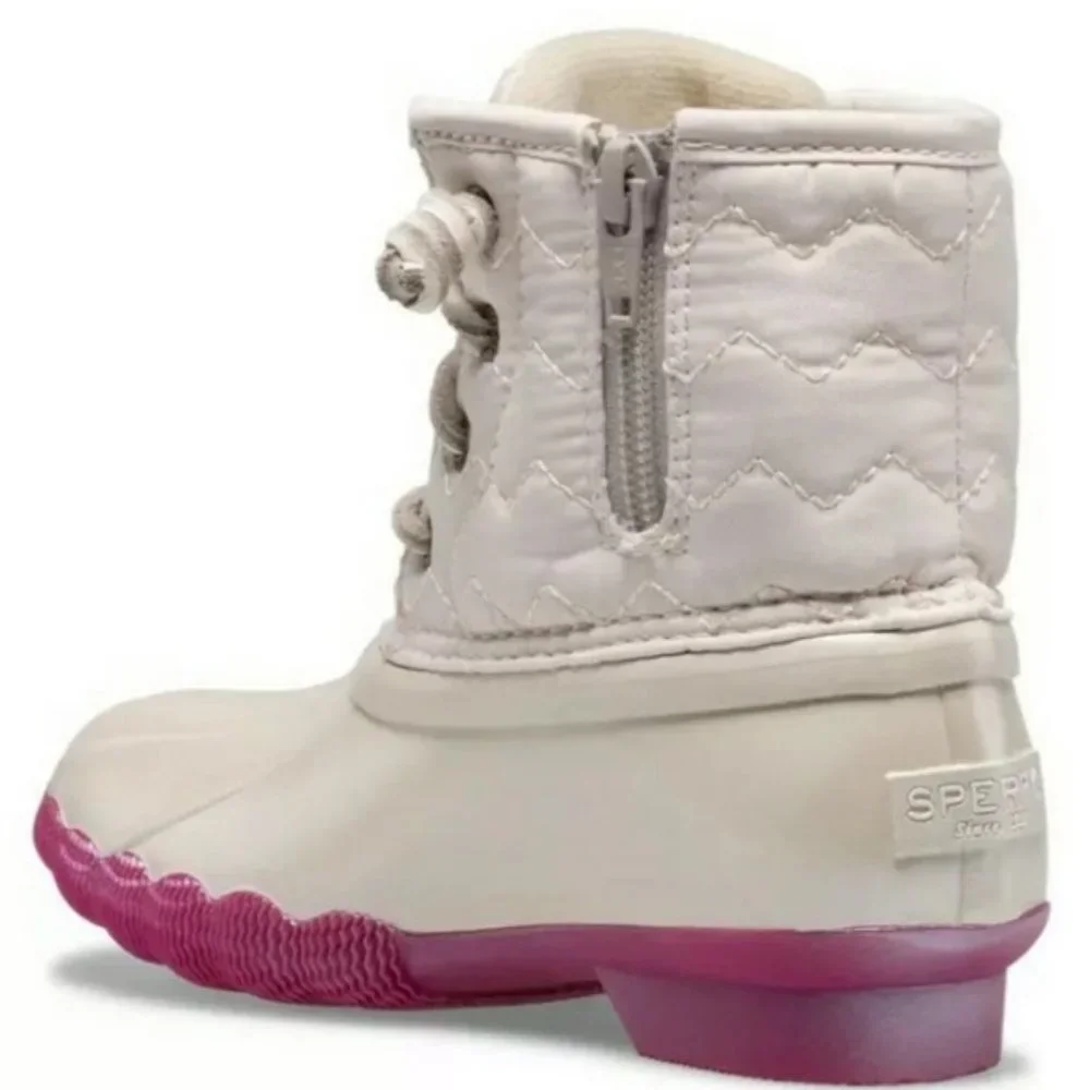 Sperry Saltwater Boots Girls Size 5 (Women 6.5)
